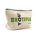 Multi Function Extra Large Travel and Makeup Bag - Washable Canvas Cosmetics Pouch With Zipper for Beauty & Make Up Products 1