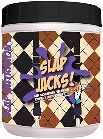 SLAP Nutrition SLAP JACKS! - Super Macho Protein Pancake Mix 20 Servings (Bombastic Blueberry)