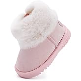 BMCiTYBM Girls Boys Snow Boots Warm Winter Fur Lined Baby Shoes (Infant/Toddler/Little Kid)