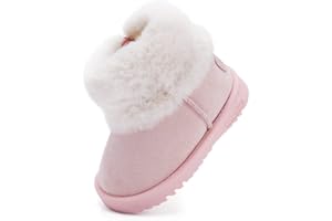 BMCiTYBM Girls Boys Snow Boots Warm Winter Fur Lined Baby Shoes (Infant/Toddler/Little Kid)