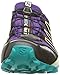 Salomon Women's Speedcross 4 GORE-TEX Trail Running Shoes, Acai/Deep Peacock Blue/Sulphur Spring, 8 D US
