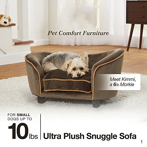Enchanted Home Pet Ultra Plush Snuggle Bed in Caramel