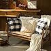 Meekio Farmhouse Pillow Covers with It's So Good to Be Home Quotes 18