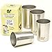 Stainless Steel Cups - Set of 4 Drinking Tumblers, 2 Sizes - Family and Kid Friendly, Pint Glasses, Eco-friendly, BPA-Free by SeaTurtle