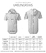 URBANCREWS Mens Hipster Hip Hop Heavy French Terry Hoodie T-shirt BURGUNDY, L