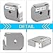 Anycolor Compatible with Brother Ptouch M Tape PTM95 Label Tape M-231 M-K231 M-K131 431 531 631 731 12mm 0.47 Inch, for Brother Label Maker PT-M95 PT-70BM PT-90 PT-65 PT-45 Refills, 6-Pack