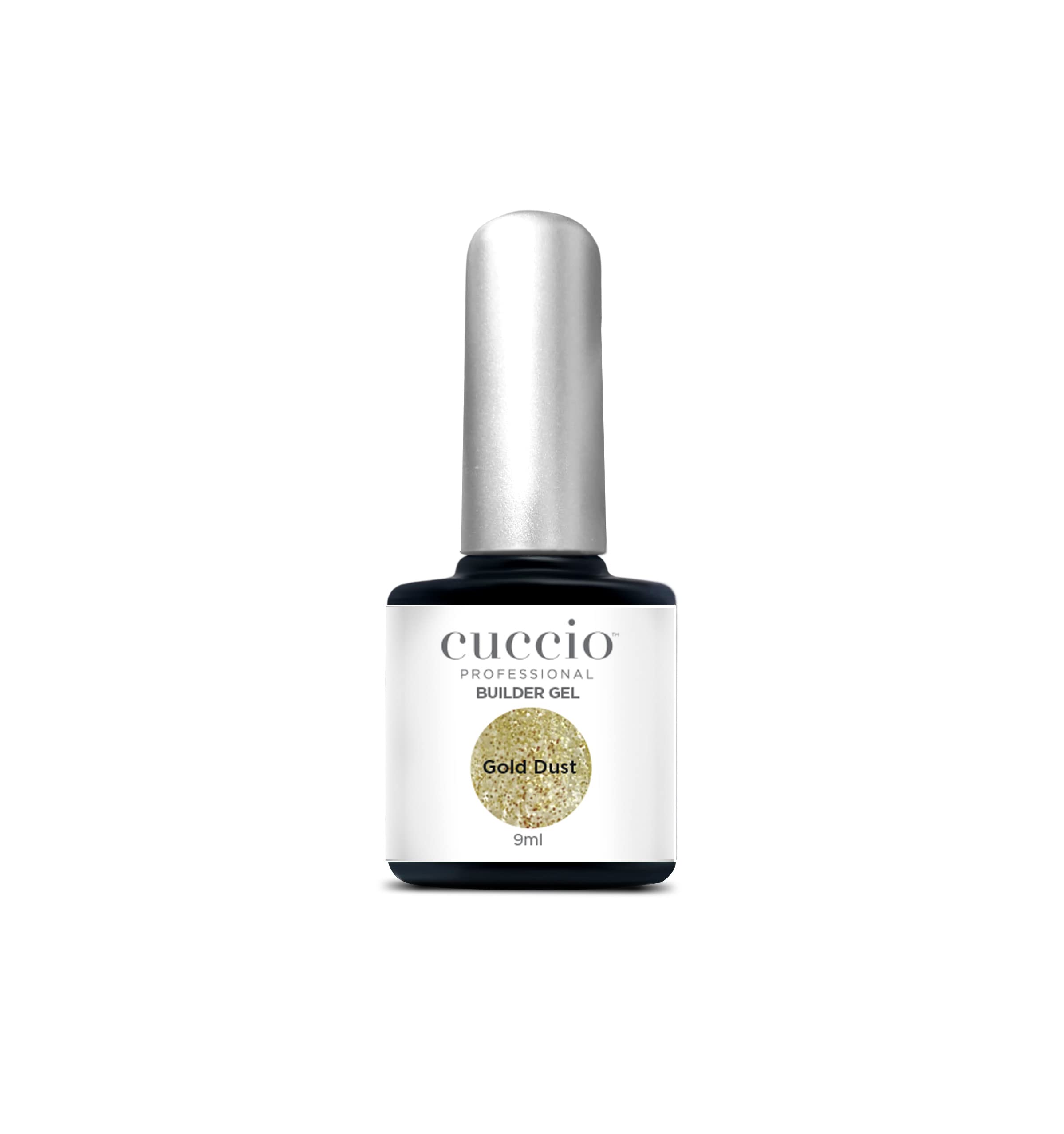 Cuccio Brush on Builder Gel with Calcium Gold Dust 9ml