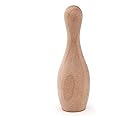 Pinehurst Crafts Unfinished Small Wooden Bowling Pins, 3 Inch Tall (15/16 Inch Wide), Pack of 10, Bowling_3IN
