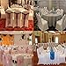 Home-mall Universal 100 pcs White Spandex Chair Covers Wedding Banquet Wedding Party Dining Decoration