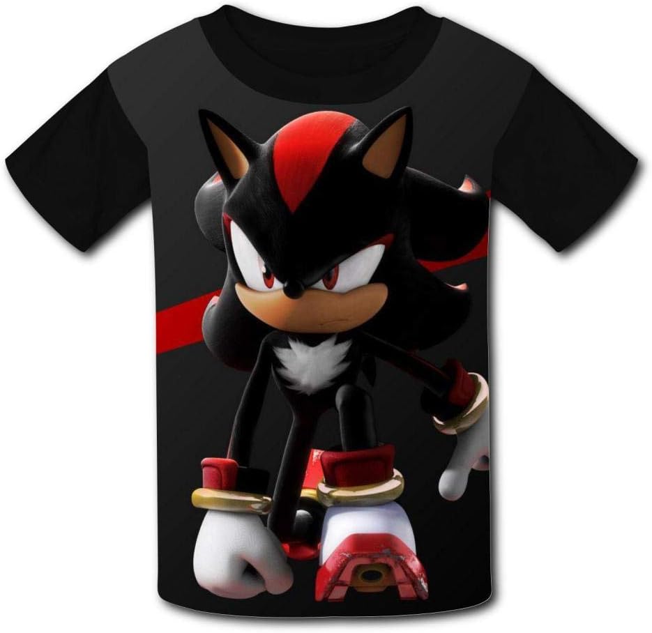VSHFGC Kid/Youth Sha-Dow The Hedg-ehog T-Shirts 3D Short Sleeve Tees for Girls Boys