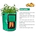 Todoing Garden Potato Grow Bag, 4Pack10Gallon Grow Bags with Access Flap and Handles for Harvesting Potato, Carrot, Onion, tomata,Vegetable and Flower.thumb 4