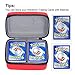 Yonune D DACCKIT Case for Pokemon Cards, Fits Up to 400 Cards, Card Box with Hand Strap & Carabiner（Red and White）