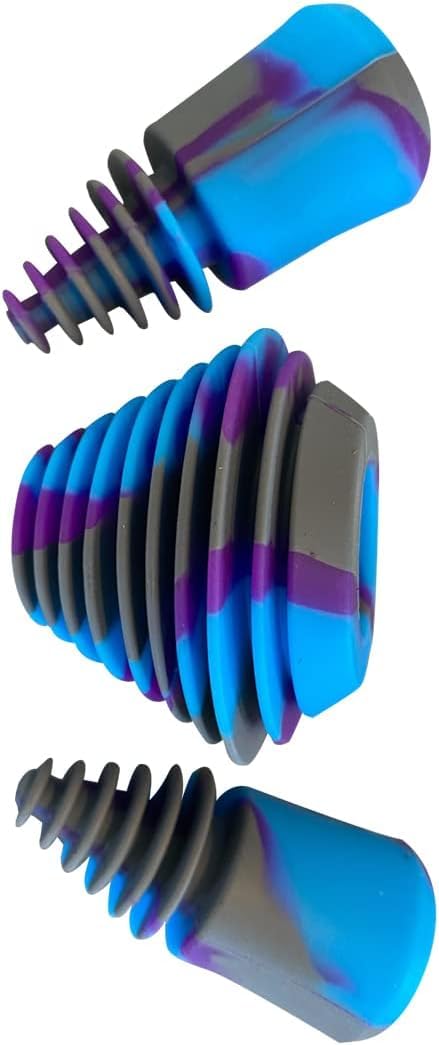 Photo 1 of *PARTIAL SET - Missing 1 pc*
Green Piece® Three Silicone Purple Cleaning plugs + stoppers. Preserver Cap Airtight Bottle Plug Odor Proofing Glass, Plastic and Silicon Pieces