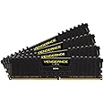 Corsair CMK32GX4M4B3200C16 Vengeance LPX 32GB DDR4 DRAM 3200MHz C16 Memory Kit Black