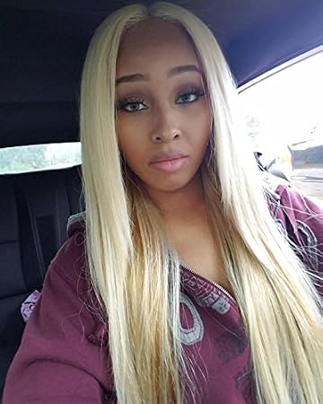 Amazon Com Full Lace Wigs Human Hair Wigs 613 Blonde Wigs 130
