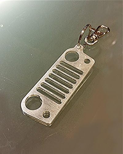 Jeep Wrangler JK Model Grille METAL Keychain
