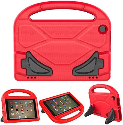 Amazon Fire HD 8 Kids Case -Roasan Light Weight Shockproof Handle Friendly Stand All-New Fire HD 8 Display Tablet (7th 2017/6th 2016) (Kindle Fire HD 8, Red)