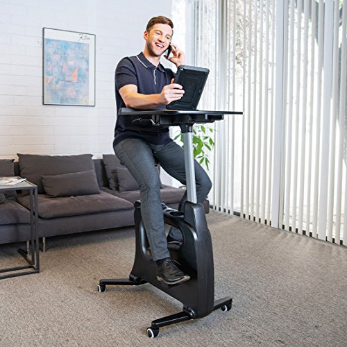 FLEXISPOT Home Office Standing Desk Exercise Bike Height Adjustable