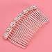 8-Flower Hairpin Combs Crystal Rhinestone Bridal Hair Pins Hair Clips Women Wedding Headpiece for Bride Bridesmaids
