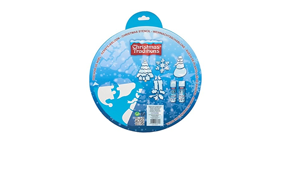 Generique 6 Plantillas Ruleta Navidad Amazon Es Hogar Y Cocina