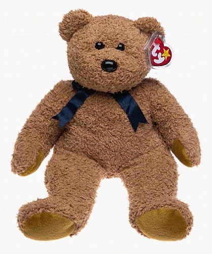 Fuzz the bear beanie baby Clearance