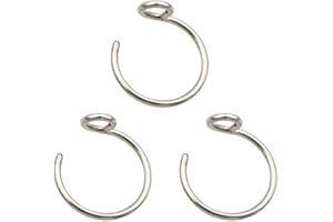 FANSING 3 Pieces Stainless Steel Faux Nose Rings Hoop