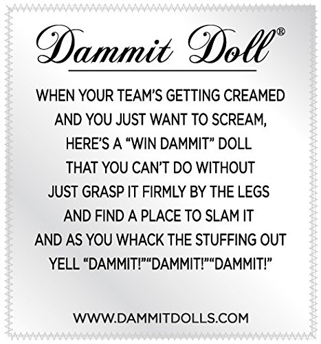 Dammit Doll - Win The Legend - Blue & White - Stress Relief - Gag Gift - Sports Teams