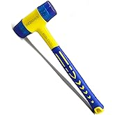 BOOSDEN Small Rubber Mallet 30mm Double-Faced Mini Plastic Hammer | Nylon Hammer for Home Upholstery Craft Jewelry Woodworking Flooring Installation
