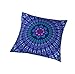 MEILA Duvet Cover Set Luxury Soft Microfiber Bedding Sets Bohemian Mandala Pattern Bedclothes, Twin(68inx 86in), 4 Pieces (1 Duvet Cover+ 2 Pillowcase+ 1 Throw Pillow Case)