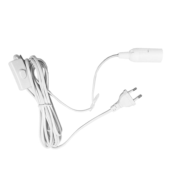 Cavo di prolunga con portalampada lunghezza ca. 3Â meter E14Â con interruttore on/off