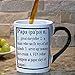 Papa Mug, Papa Coffee Cup, Ceramic Papa Mug, Father's Day Gift By Tumbleweed