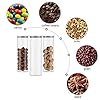 Glass-Jars-Embedo-Glass-Storage-Jars-1400-ml-Airtight-Food-Jars-Set-of-3-Food-Canisters-Kitchen-Canisters-for-Spaghetti-Flour-Coffee-Sugar-Pasta-Glass-Food-Storage-Containers-Set Glass Jars, Embedo Glass Storage Jars 1400 ml Airtight Food Jars Set of 3 Food Canisters Kitchen Canisters for Spaghetti, Flour, Coffee, Sugar, Pasta, Glass Food Storage Containers Set…