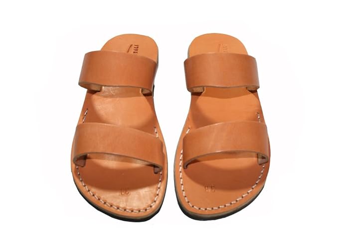 Amazon.com: Bio Leather Sandals For Men & Women - Handmade Unisex Sandals, Flip Flop Sandals 