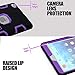 TabPow Case for iPad Mini 2nd,3rd,4th,5th Gen, Kidsproof Tablet Cover with Shoulder Strap and Stand, Hand Grip, Pencil Holder - Purple Teal