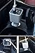Anion Car Charger Valentines Day Gift, ZONV 3.1A Three USB Output Car Adapter with Car Fresh Air Ionic Purifier Oxygen Bar Ozone Ionizer for iPhone 7, Samsung,LG, Android Smartphone,Tablet and More