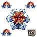 Magnetic Euclidean Cubes Geometric Cubes Buliding Blocks Cube Magnetic Infinity Stacking Cubes STEM Toys  Transforming Magic Cube Educational Building Toys Set for Kids and Adults (Pack of 4)