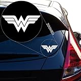 Wonder Woman Decal Sticker for Car Window, Laptop, Motorcycle, Walls, Mirror and More. # 550 (2