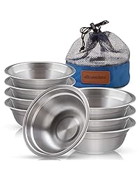 Wealers Stainless Steel Bowl Set   6 inch Ultra Po