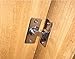 90 Degree Door Lock Flip Latch Gate Latches Safety Door Lock for Barn Wood Fence Sliding French Doors,SUS304 Stainless Steel Gate Hardware