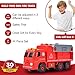 Take Apart Fire Truck with Sounds – Build Your Own Fire Engine Educational STEM Toys for Toddlers - Engineering Building Kit Ages 3-6 – Kids Early Learning Toy Tools, Power Drill, 44 Piece Set