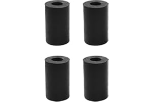Hosifiy 4Pcs Rubber Spacers, 1"OD x 3/8"ID x 1-9/16" Thickness Anti Vibration Pads, Rubber Washers for Bolts, Car, Boat, Home Appliances (25 * 10 * 40mm)