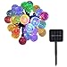 Solar String Lights,Vansky 20ft 30 LED Crystal Ball Solar Garden Lights Multi-color Christmas Light for Garden, Patio, Home,Party and Holiday Decorations