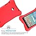 SIMPLEWAY LG G Pad 7.0 Case - Light Weight Kids Friendly Shock Proof Case for LG (G Pad F7.0) 7 Inch Tablet (Red)
