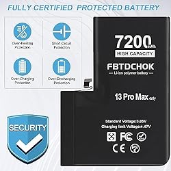 FBTDCHOK 7200mAh Upgraded Replacement Battery