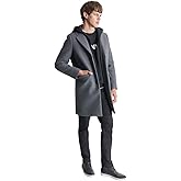 DKNY Men's Water Resistant Wool Cold Weather Casual Jacket