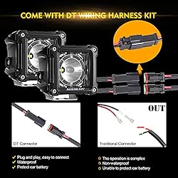 Auxbeam 3 Inch LED Cubes with DRL 2 Modes LED Light
