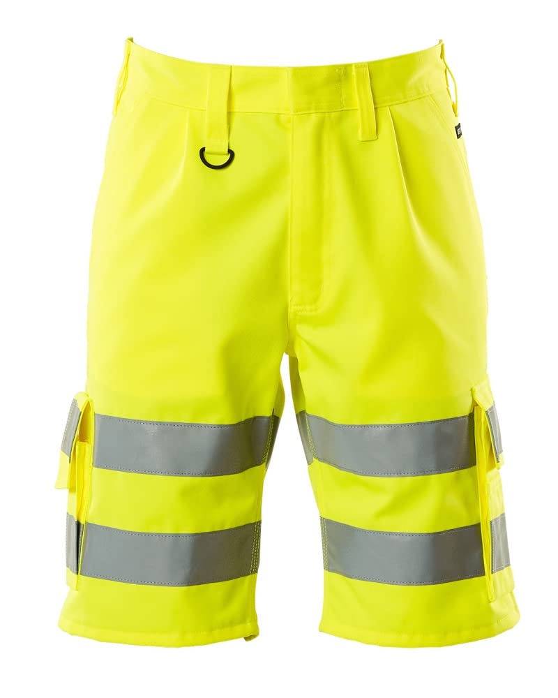 Mascot 10049-470-17 Pisa Safe Classic Class 1 Short, Size C60, Hi-Vis Yellow