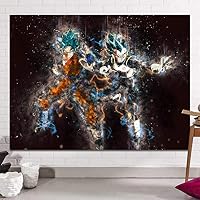 ZDNALS Anime Tapestry Home Decoration Wall Hanging Dragon Ball Wall Tapestry Dormitory Art Tapestry Tapestry (Color : B, Size : 150CM×130CM)