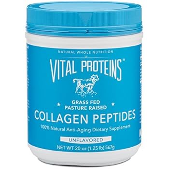 Vital Proteins Collagen Peptides (20 oz) - Pasture-Raised, Grass-Fed, Hydrolyzed - Paleo, Keto, Whole30, Gluten-Free