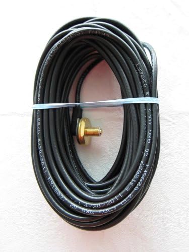 Laird 50 Foot RG58U Antenna Cable MABVT8U50 8 Hole Brass 1/2 Inch Thick Plate